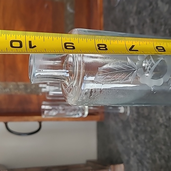 Vintage Javit Handcut Crystal Cordial Decanter with 6 Glasses - Picture 11 of 16